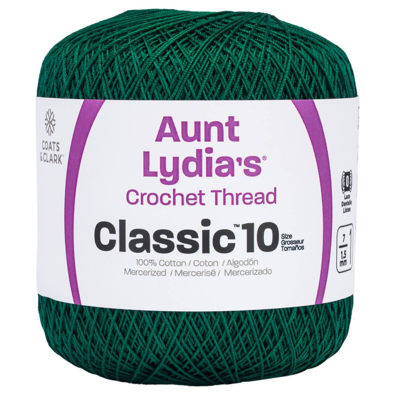 15 Pack: Aunt Lydia's® Classic™ Cotton Crochet Thread